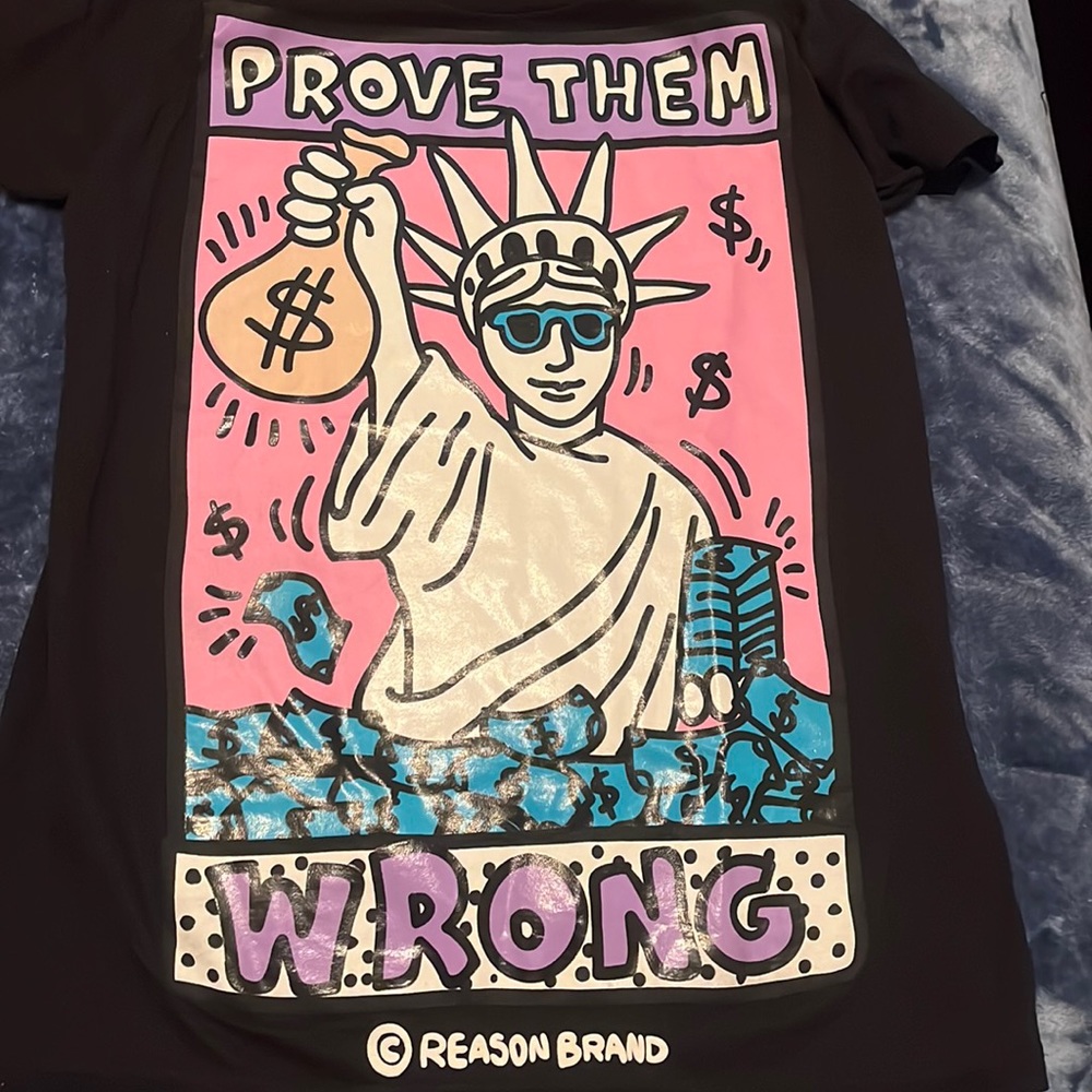 Medium reason brand t’shirt worn once